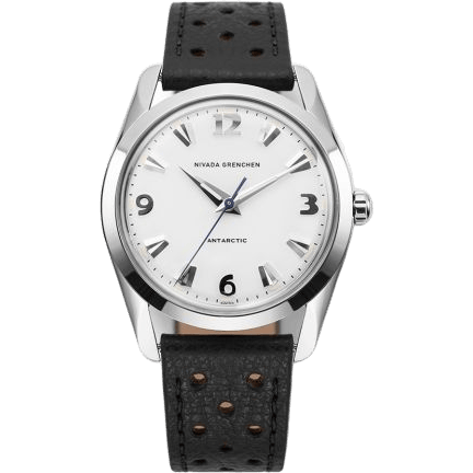 Antarctic 35 White - White Luminova / Stainless Steel / Black Racing