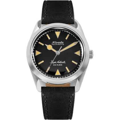 Super Antarctic Black - Yellow Luminova / Stainless Steel / Black