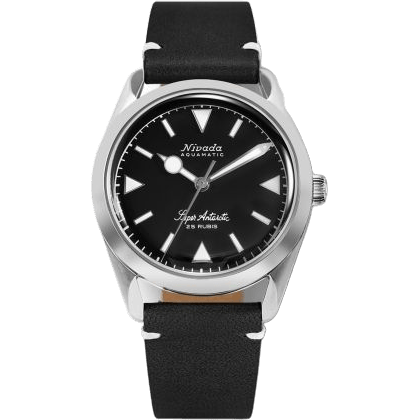 Super Antarctic Black - White Luminova / Stainless Steel / Black - White