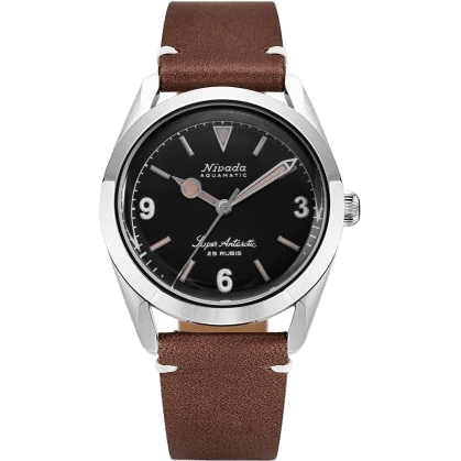 Super Antarctic 3.6.9. Black / Stainless Steel / Brown - White