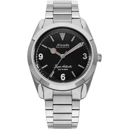 Super Antarctic 3.6.9. Black / Stainless Steel / Flat Link