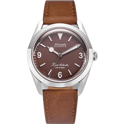 Super Antarctic 3.6.9. Brown - White Luminous / Stainless Steel / Brown