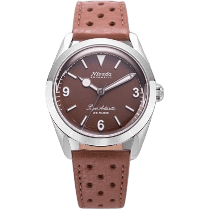 Super Antarctic 3.6.9. Brown - White Luminous / Stainless Steel / Brown Racing