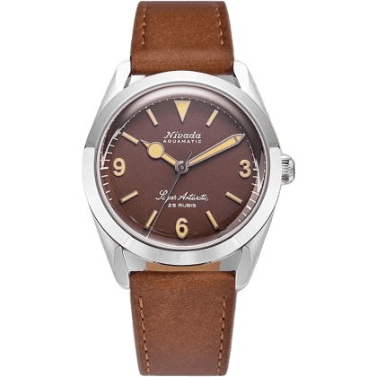 Super Antarctic 3.6.9. Brown - Beige Luminous / Stainless Steel / Brown