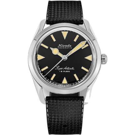 Super Antarctic 35 Black - Beige Luminova / Stainless Steel / Tropic