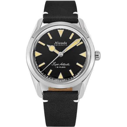 Super Antarctic 35 Black - Beige Luminova / Stainless Steel / Black - White