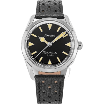 Super Antarctic 35 Black - Beige Luminova / Stainless Steel / Black Racing
