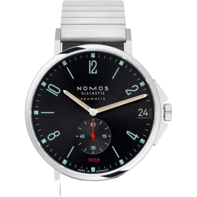 Nomos Glashütte Tangente Sport neomatik 42 date marine black 581