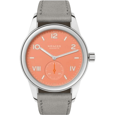 Nomos Glashütte Club Campus 36 Cream Coral / Open Case Backl 714.GB