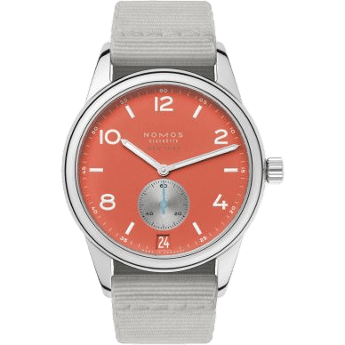 Nomos Glashütte Club Date 38 Limited Edition for Hodinkee / Terracotta 733.S6