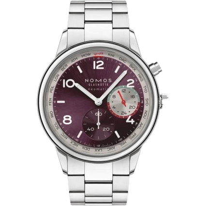 Nomos Glashütte Club Sport Neomatik Worldtimer for Mansour – Dubai 791.S1