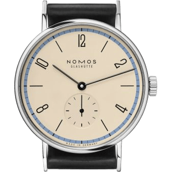 Nomos Glashütte Tangente 35 A Century of Bauhaus Blue 101.S14