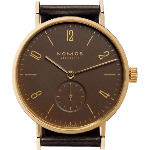Nomos Glashütte Tangente Gold mocca 110