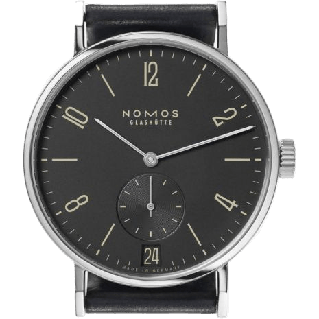 Nomos Glashütte Tangente Ruthenium Datum 179