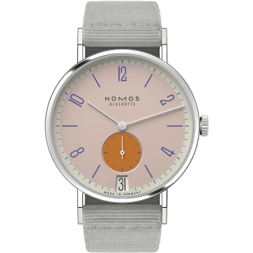 Nomos Glashütte Tangente 38 Datum Flamingopink 179.S12