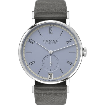 Nomos Glashütte Tangente 38 Datum Frostblau 179.S23