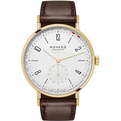 Nomos Glashütte Tangente Gold Neomatik 38 Update Doré 196