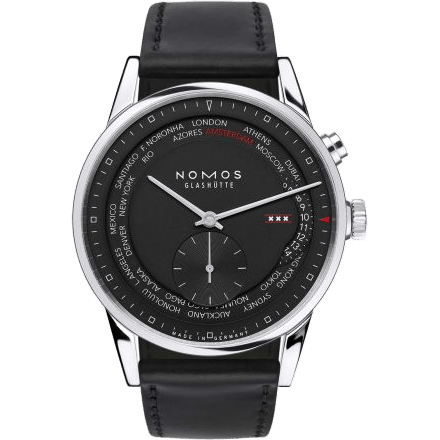 Nomos Glashütte Zürich Weltzeit Amsterdam 805.S21