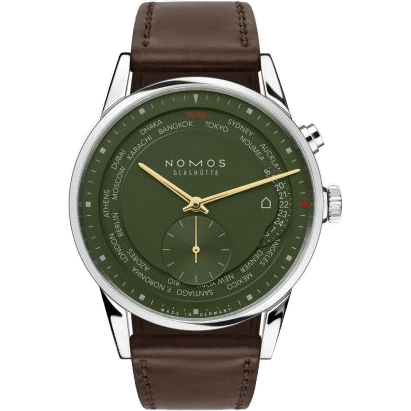 Nomos Glashütte Zürich Weltzeit DXM 805.S34