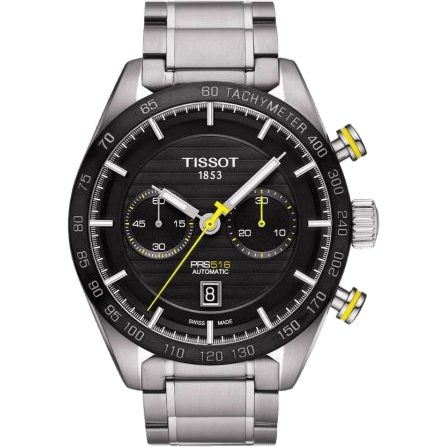 PRS 516 Automatic Chronograph 45 Stainless Steel / Black / Bracelet