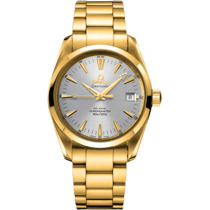 Omega Seamaster Aqua Terra 150M Co-Axial 39.2 Yellow Gold / Silver / Bracelet 2103.30.00