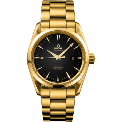 Seamaster Aqua Terra 150M Co-Axial 36.2 Yellow Gold / Black / Bracelet