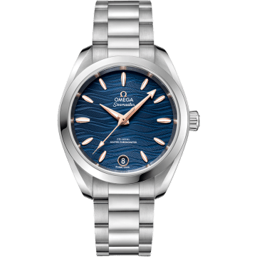 Omega Seamaster Aqua Terra 150M Master Chronometer 34 Stainless Steel / Blue-Waves / Bracelet 220.10.34.20.03.001