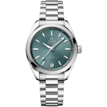 Omega Seamaster Aqua Terra 150M Master Chronometer 34 Stainless Steel / Lagoon Green / Bracelet 220.10.34.20.10.001