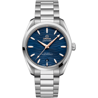 Omega Seamaster Aqua Terra 150M Master Chronometer 38 Stainless Steel / Blue-Waves / Bracelet 220.10.38.20.03.002