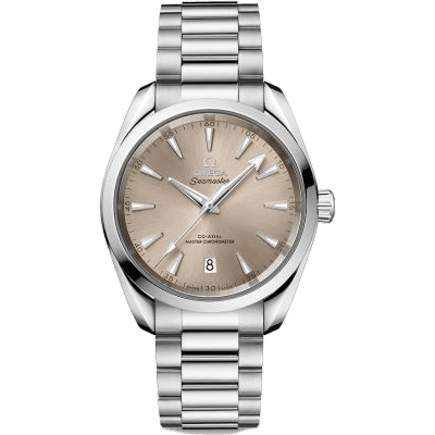 Omega Seamaster Aqua Terra 150M Master Chronometer 38 Stainless Steel / Sandstone / Bracelet 220.10.38.20.09.001