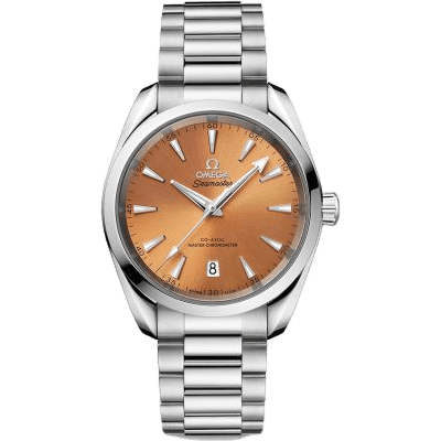 Omega Seamaster Aqua Terra 150M Shades Master Chronometer 38 Stainless Steel / Saffron / Bracelet 220.10.38.20.12.001