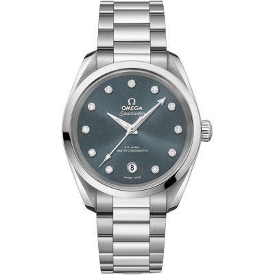 Omega Seamaster Aqua Terra 150M Master Chronometer 38 Stainless Steel / Blue Grey / Bracelet 220.10.38.20.53.001
