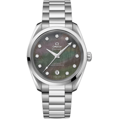 Omega Seamaster Aqua Terra 150M Master Chronometer 38 Stainless Steel / Grey MOP / Bracelet 220.10.38.20.57.001