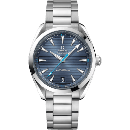 Omega Seamaster Aqua Terra 150M Master Chronometer 41 Stainless Steel / Blue / Bracelet 220.10.41.21.03.002