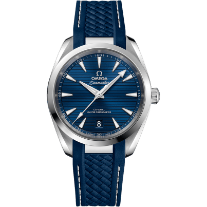 Omega Seamaster Aqua Terra 150M Master Chronometer 38 Stainless Steel / Blue / Rubber 220.12.38.20.03.001