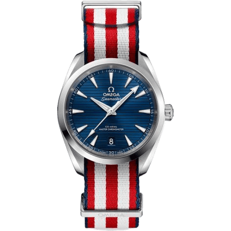 Omega Seamaster Aqua Terra 150M Master Chronometer 38 Stainless Steel / Blue / NATO / US Paralympic 220.12.38.20.03.003