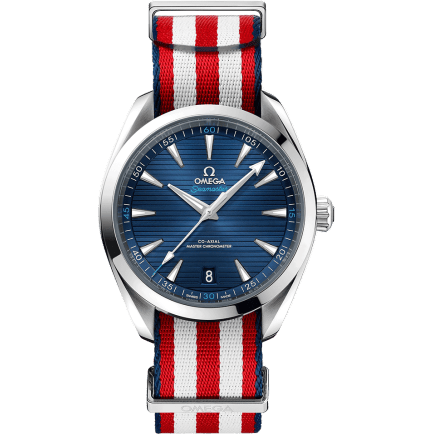 Omega Seamaster Aqua Terra 150M Master Chronometer 41 Stainless Steel / Blue / NATO / Shaun White Edition 220.12.41.21.03.003