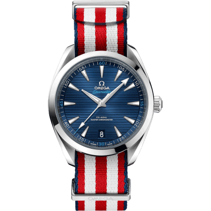 Omega Seamaster Aqua Terra 150M Master Chronometer 41 Stainless Steel / Blue / NATO / Paralympics 220.12.41.21.03.004