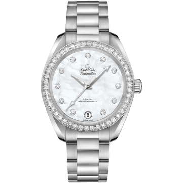 Omega Seamaster Aqua Terra 150M Master Chronometer 34 Stainless Steel / Diamond / MOP / Bracelet 220.15.34.20.55.001