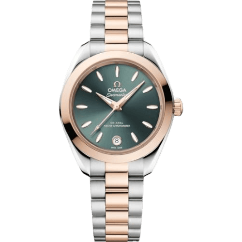 Omega Seamaster Aqua Terra 150M Master Co-Axial 30 Stainless Steel - Sedna Gold / Pine 220.20.30.20.10.002