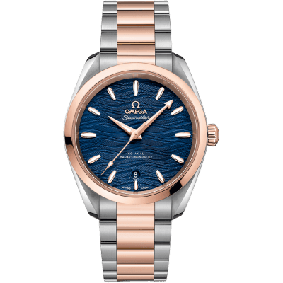 Omega Seamaster Aqua Terra 150M Master Chronometer 38 Stainless Steel / Sedna Gold / Blue-Waves / Bracelet 220.20.38.20.03.001