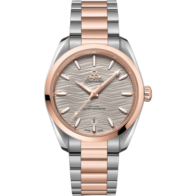 Omega Seamaster Aqua Terra 150M Master Chronometer 38 Stainless Steel / Sedna Gold / Grey-Waves / Bracelet 220.20.38.20.06.001