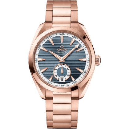 Seamaster Aqua Terra 150M Master Chronometer Small Seconds 41 Sedna Gold / Blue / Bracelet
