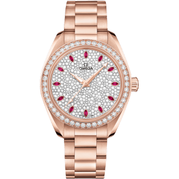 Seamaster Aqua Terra 150M Master Chronometer 34 Sedna Gold / Diamond / Snow Ruby / Bracelet