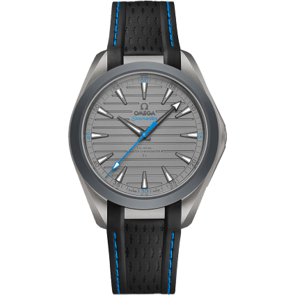 Omega Seamaster Aqua Terra 150M Master Chronometer 41 Ultra Light Titanium / Grey - Blue / Rubber 220.92.41.21.06.002