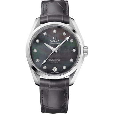 Omega Seamaster Aqua Terra 150M Master Co-Axial 38.5 Stainless Steel / Grey MOP 231.13.39.21.57.001