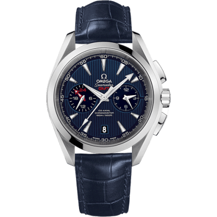 Omega Seamaster Aqua Terra 150M Co-Axial 43 GMT Chronograph Stainless Steel / Blue 231.13.43.52.03.001