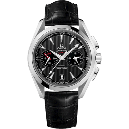 Seamaster Aqua Terra 150M Co-Axial 43 GMT Chronograph Stainless Steel / Grey