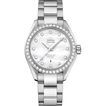 Omega Seamaster Aqua Terra 150M Master Co-Axial 34 Stainless Steel / Diamond / MOP / Bracelet 231.15.34.20.55.002