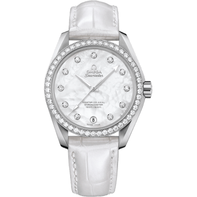 Omega Seamaster Aqua Terra 150M Master Co-Axial 38.5 Stainless Steel / Diamond / MOP 231.18.39.21.55.001